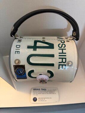 License Plate Purse Little Earth Handbag New Hampshire